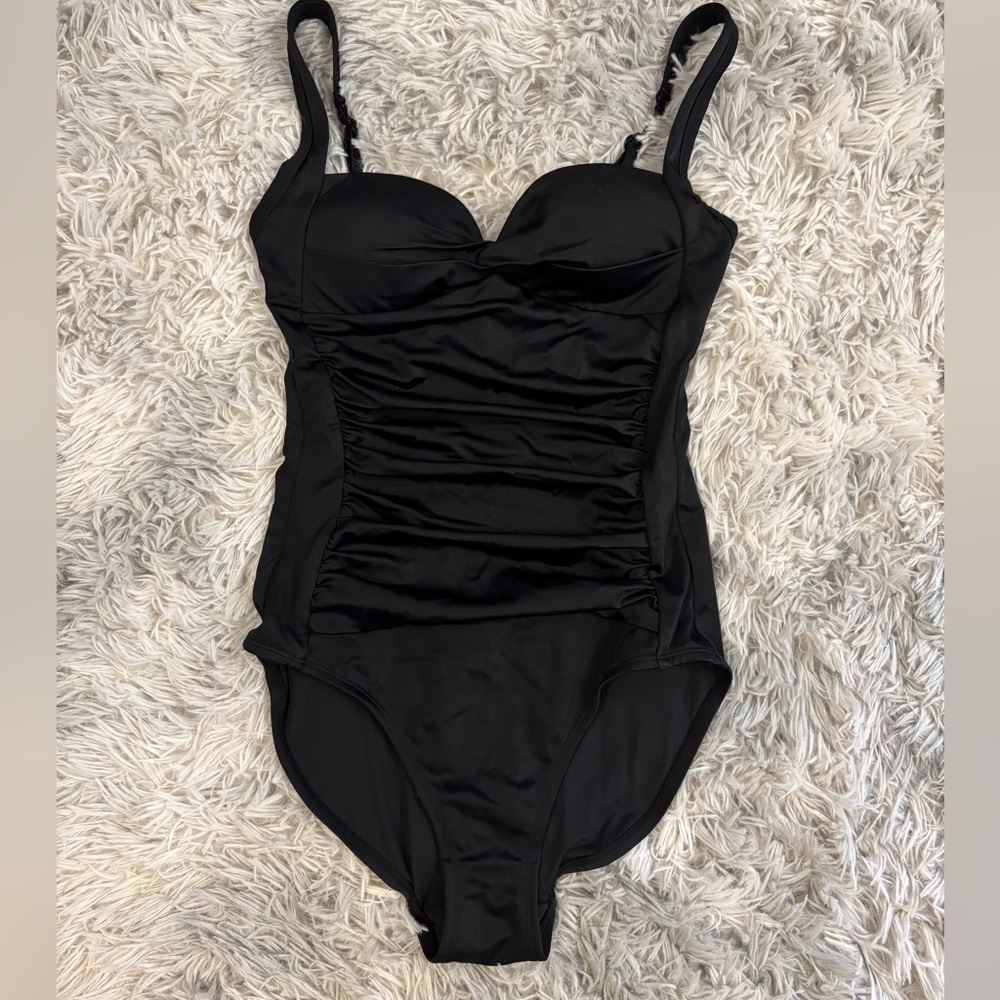 Joe Fresh Black One-Piece Swimsuit